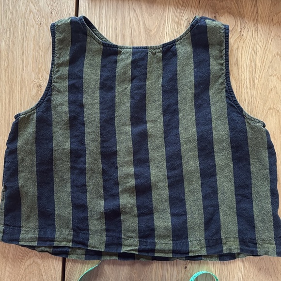 Beyond nine top black&olive stripe - Picture 5 of 5